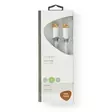 Satellite & Antenn kabel | F Hane | F Hane | Guldplaterad | 90 dB | 75 Ohm | Enskaligt skydd | 1.00 m | Rund | PVC | Vit | Låda - Antennkablar - 5412810320646 - 66