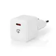 Väggladdare | 20 W | PD3.0 20W | Snabbladdnings funktion | 1.67 A / 2.22 A / 3.0 A | Antal utgångar: 1 | USB-C | Automatiskt val av Spänning | Vit - Nätladdare - 5412810397686 - 40