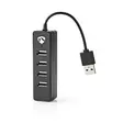 USB-hubb | USB-A Male | 4x USB A Female | 4-Port port(s) | USB 2.0 | USB ström - Dator och nätverk - 5412810315116 - 40