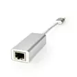 USB-nätverkskort | USB 3.2 Gen 1 | 1 Gbps | USB-A Hane | RJ45 Hona | 0.20 m | Rund | Guldplaterad | Koppar | Silver | Kartong med täckt fönster - Dator och nätverk - 5412810331666 - 1