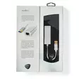 USB-nätverkskort | USB 3.2 Gen 1 | 1 Gbps | USB-A Hane | RJ45 Hona | 0.20 m | Rund | Guldplaterad | Koppar | Silver | Kartong med täckt fönster - Dator och nätverk - 5412810331666 - 67