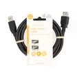 USB-kabel | USB 3.2 Gen 1 | USB-A Hane | USB-A Hona | 5 Gbps | Nickelplaterad | 2.00 m | Rund | PVC | Svart | Label - Dator och nätverk - 5412810428526 - 66