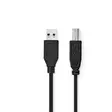 USB-kabel | USB 3.2 Gen 1 | USB-A Hane | USB-B Hane | 5 Gbps | Nickelplaterad | 2.00 m | Rund | PVC | Svart | Label - Dator och nätverk - 5412810421916 - 1
