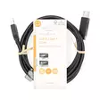 USB-kabel | USB 3.2 Gen 1 | USB-A Hane | USB-B Hane | 5 Gbps | Nickelplaterad | 2.00 m | Rund | PVC | Svart | Label - Dator och nätverk - 5412810421916 - 66