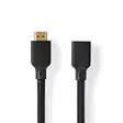 Ultra High Speed HDMI kabel | HDMI Kontakt | HDMI Utgång | 8K@60Hz | 48 Gbps | 2.00 m | Rund | 7.9 mm | Svart | Låda - HDMI-kablar - 5412810412136 - 35