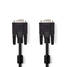 VGA-kabel | VGA Hane | VGA Hane | Nickelplaterad | Maximal upplösning: 1024x768 | 2.00 m | Rund | ABS | Svart | Låda - Dator och nätverk - 5412810288816 - 2