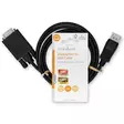 VGA-kabel | DisplayPort Hane | VGA Hane | Nickelplaterad | Maximal upplösning: 1080p | 2.00 m | Rund | PVC | Svart | Label - Dator och nätverk - 5412810420926 - 66