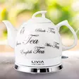 Vedenkeitin keraaminen 1L Livia tuotekuva 3 - Kaffebryggare och vattenkokare - 6438151016986 - 5