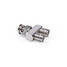 BNC Adapter | BNC Hane | 2x BNC Hona | Nickelplaterad | 50 Ohm | Splitter | Metall | Silver | 10 st. | Plastpåse - Videoadaptrar - 5412810298556 - 4