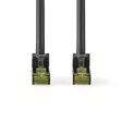 CAT7 nätverkskabel | S/FTP | RJ45 hane | RJ45 hane | 10.0 m | Snagless | Rund | LSZH | Svart | Label - Dator och nätverk - 5412810424276 - 10