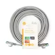 CAT6a nätverkskabel | S/FTP | RJ45 hane | RJ45 hane | 10.0 m | Snagless | Rund | LSZH | Grå | Label - Dator och nätverk - 5412810452736 - 66