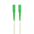 Patchkabel av glasfiber | SMF (Single Mode Phase) | SC/APC | SC/APC | 100 Gbps | 2.00 m | Vit | Gift Box with Euro Lock - Dator och nätverk - 5412810464296 - 1