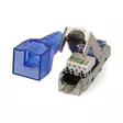 RJ45-kontakt | Hane | Toolless CAT7 | Rak | Guldplaterad | 2 st. | Metall | Metall | Låda - Dator och nätverk - 5412810475346 - 10