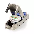 RJ45-kontakt | Hane | Toolless CAT7 | Rak | Guldplaterad | 2 st. | Metall | Metall | Låda - Dator och nätverk - 5412810475346 - 40