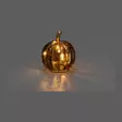 Glaspumpa med LED-belysning 9 cm assorterad Finnlumor - Dekorativ pumpa i glas med timer (inkl. batterier) - LED-ljus och lyktor - 6410416580326 - 9