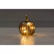 Glaspumpa med LED-belysning 9 cm assorterad Finnlumor - Dekorativ pumpa i glas med timer (inkl. batterier) - LED-ljus och lyktor - 6410416580326 - 7