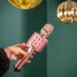 Bluetooth® Karaokemikrofon med högtalare och belysning Rosa - Mikrofoner och karaokemaskiner - 8711902042136 - 53