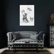 Glastavla Wallity Flerfärgad Glas 45x65 cm - Tavlor och ramar - 8683742854746 - 4