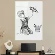 Glastavla Wallity Flerfärgad Glas 45x65 cm - Tavlor och ramar - 8683742854746 - 2