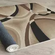 Matta Conceptum Woopamuk198 Beige Svart Brun Krämvit Bomull Polyester 80x120 cm - Små mattor och gångmattor - 8683743506286 - 4