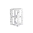 Sängbord Hanah Home Lonie Carrara Marmormönster Spånskiva 30x55x30 cm - Nattduksbord - 8684283438846 - 1