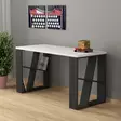Skrivbord Hanah Home Honey Vit Antracit Spånskiva 140x75x60 cm - Skrivbord - 8681875277036 - 1
