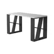 Skrivbord Hanah Home Honey Vit Antracit Spånskiva 140x75x60 cm - Skrivbord - 8681875277036 - 2