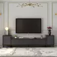 TV-bänk Hanah Home Imaj Antracit Spånskiva 180x45,2x35 cm - TV-bänkar - 8683743528066 - 1