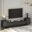 TV-bänk Hanah Home Imaj Antracit Spånskiva 180x45,2x35 cm - TV-bänkar - 8683743528066 - 3