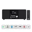 DABMAN i200 (V2) Multifunktionell stereoradio DAB+ / FM / Internet Svart - Radioapparater - 4024035231006 - 1