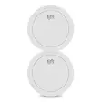 2x Rökdetektor med 10 års batteritid och sensorns drifttid Vit - Brandvarnare och kolmonoxidvarnare - 8711902093206 - 11