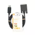 Displayport-kabel | DisplayPort Hane | DVI-D 24+1-Pin Hane | 1080p | Nickelplaterad | 2.00 m | Rund | PVC | Svart | Label - Dator och nätverk - 5412810420896 - 66