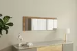 Spegel Hanah Home Lariya Vit Valnöt MDF 40x120x2,2 cm - Speglar - 8684282667506 - 4