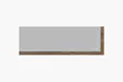 Spegel Hanah Home Lariya Vit Valnöt MDF 40x120x2,2 cm - Speglar - 8684282667506 - 1