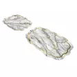 Badrumsmatta Set Mijölnir Grå 100% Polyester Halkfri Antibakteriell Maskintvättbar 50x60 cm & 60x100 cm - Badrumsmattor och våtrumsmattor - 8682870988286 - 4