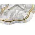 Badrumsmatta Set Mijölnir Grå 100% Polyester Halkfri Antibakteriell Maskintvättbar 50x60 cm & 60x100 cm - Badrumsmattor och våtrumsmattor - 8682870988286 - 5