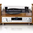 HiFi Stereoanläggning med skivspelare, DAB+/FM-radio och Bluetooth® Wood - Skivspelare och nålar - 8711902080046 - 45