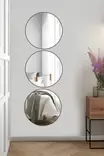 Spegel Hanah Home Triple Silver Akryl Med MDF-Baksida 40 cm Diameter - Speglar - 8684282469476 - 2