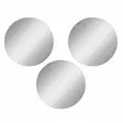 Spegel Hanah Home Triple Silver Akryl Med MDF-Baksida 40 cm Diameter - Speglar - 8684282469476 - 1