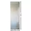 Spegel Hanah Home A303D Silver MDF 40x120 cm - Speglar - 8681875708356 - 1