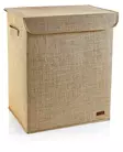 Förvaringslåda i filt, ljusbrun, 40 cm x 50 cm x 30 cm, tålig, miljövänlig, lätt att rengöra - Plastlådor och förvaringslådor - 8684282555186 - 1