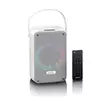 Karaokesystem med Bluetooth®, uppladdningsbart batteri, trådlös karaokemikrofon och disco-LED-belysning Vit - Nedis produkter - 8711902081296 - 41
