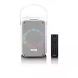 Karaokesystem med Bluetooth®, uppladdningsbart batteri, trådlös karaokemikrofon och disco-LED-belysning Vit - Nedis produkter - 8711902081296 - 13