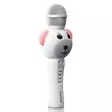 Karaokemikrofon med Bluetooth® SD-kortplats lampor Aux-utgång Vit - Mikrofoner och karaokemaskiner - 8711902065296 - 25