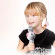 Karaokemikrofon med Bluetooth® SD-kortplats lampor Aux-utgång Vit - Mikrofoner och karaokemaskiner - 8711902065296 - 54