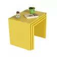 Nestingbord Hanah Home Shp103Hh Gul Spånskiva 55x47x40 cm - Bord - 8684282333746 - 1