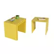 Nestingbord Hanah Home Shp103Hh Gul Spånskiva 55x47x40 cm - Bord - 8684282333746 - 4