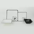 Matsservis Hermia Svart Vit Keramik 24 Delar - Serveringsfat - 8683342857826 - 6
