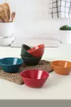 Skål Set Hermia Flerfärgad Keramik 6 Delar - Serveringsfat - 8684282191346 - 2