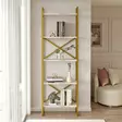 Bokhylla Hanah Home Vg3 Ge Marmormönster Spånskiva 58x175x30 cm - Bokhyllor - 8684282134886 - 3
